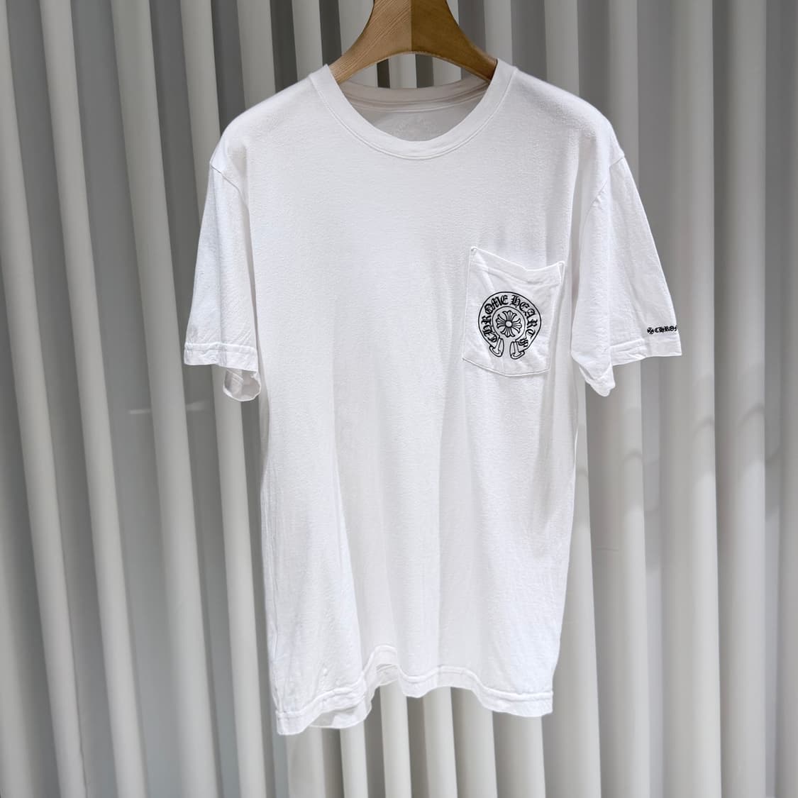 M / 크롬하츠 홀스슈 화이트 반팔티셔츠 상품이미지3