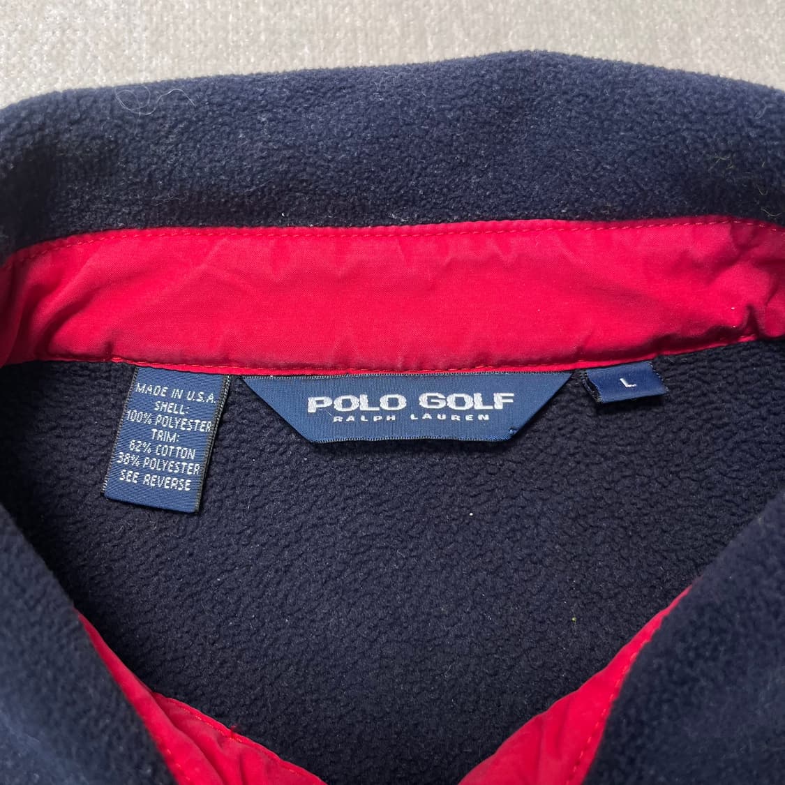 100 폴로랄프로렌 골프 바라쿠타 플리스 자켓 상품이미지2