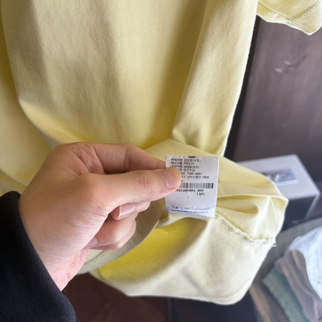 16784 - 메종키츠네 옐로우 폭스 반팔 티셔츠 상품이미지4