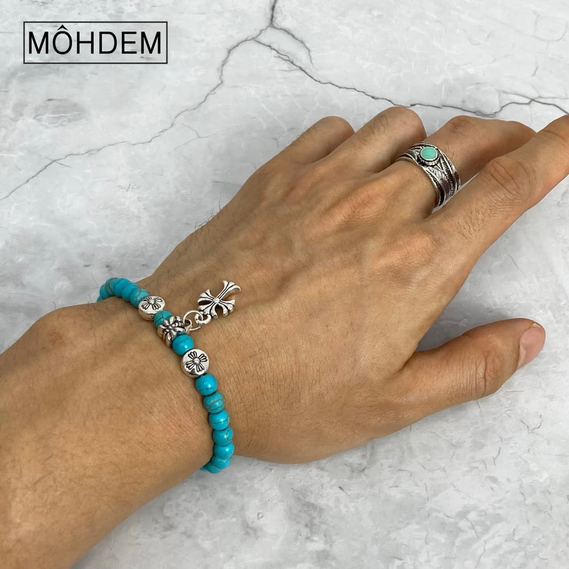 [Unisex] 깃털 빈티지 엔틱링 실버 반지 상품이미지7