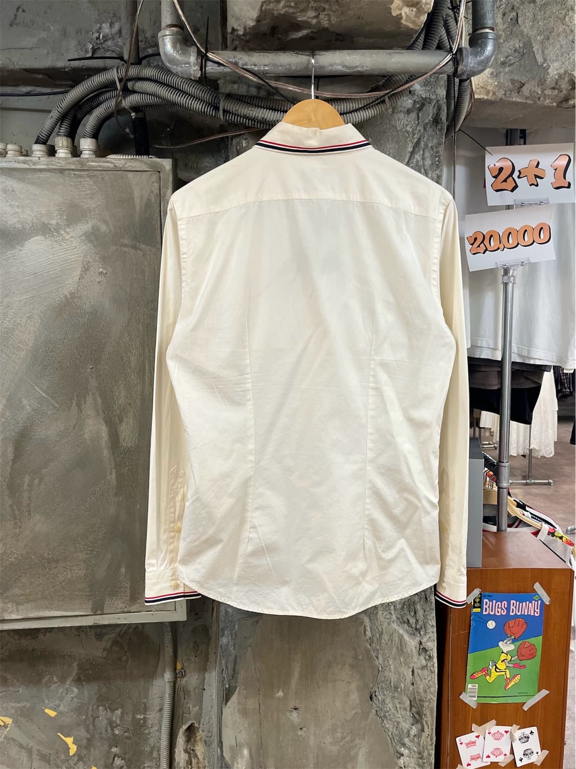 몽클레르 포켓 셔츠 아이보리 48 #csz3940 상품이미지2