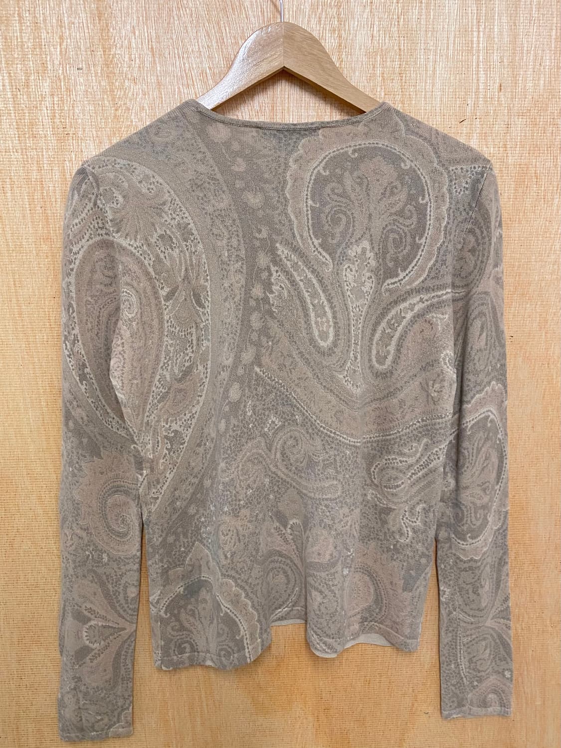 로렌 랄프로렌 페이즐리 캐시미어 실크 혼방 니트 티셔츠 상품이미지7