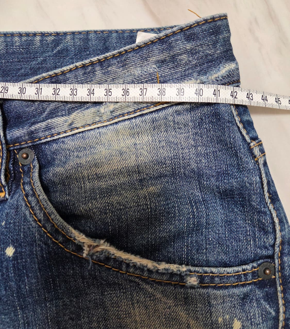 디스퀘어드 케니 트위스트 데님팬츠  상품이미지7