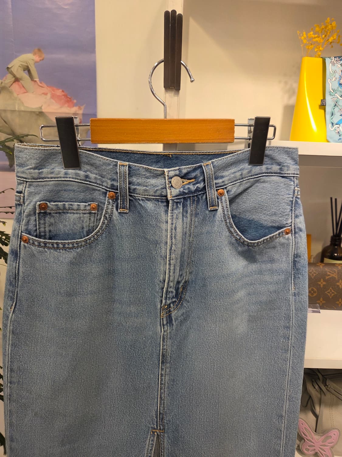 리바이스 데님 스커트 청 스커트 상품이미지2