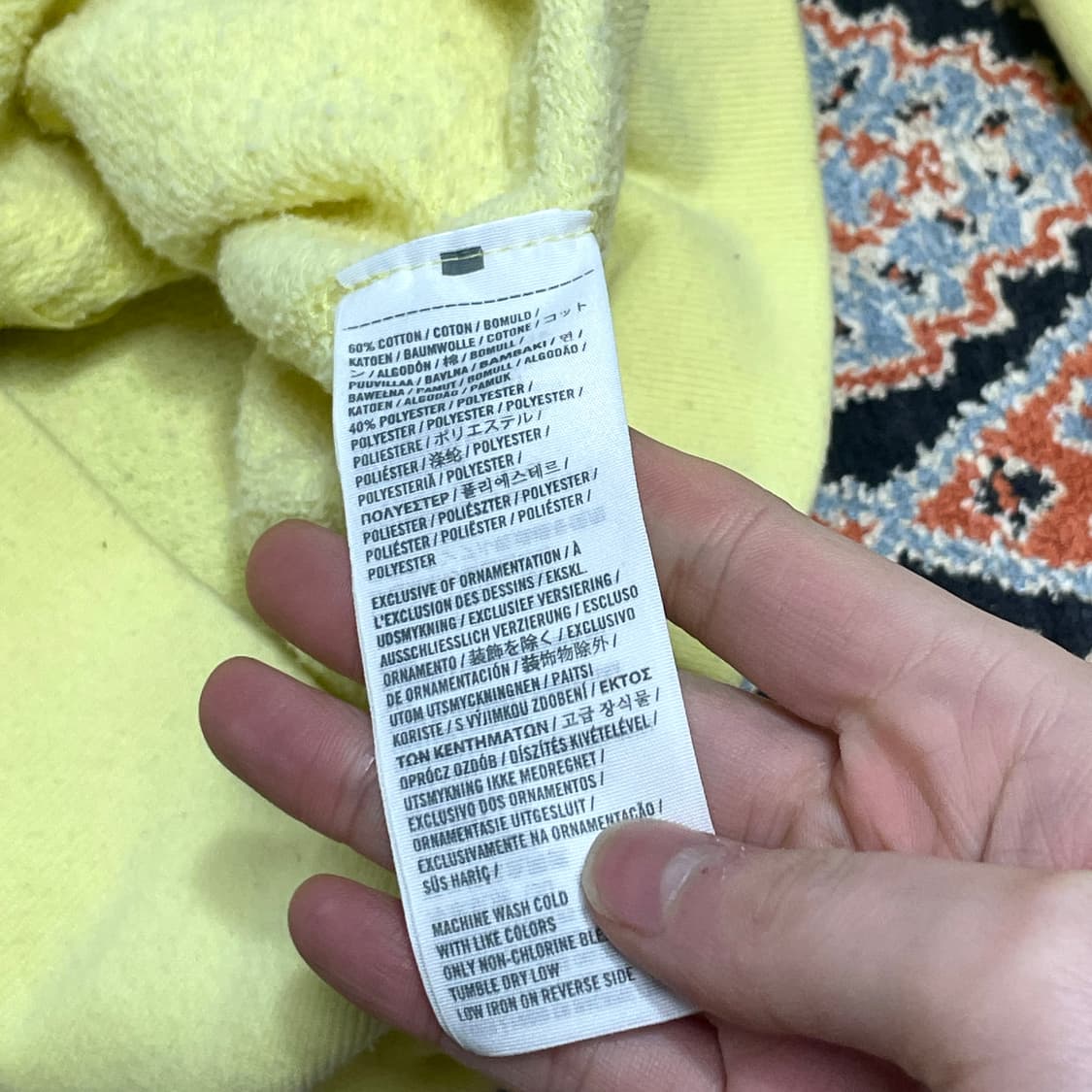 홀리스터 사이드로고 레몬색 후드집업 여성S 상품이미지6