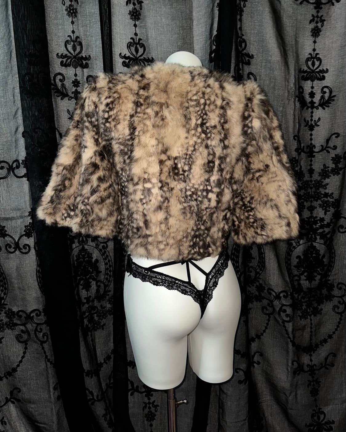 rabbit fur short jacket 상품이미지5