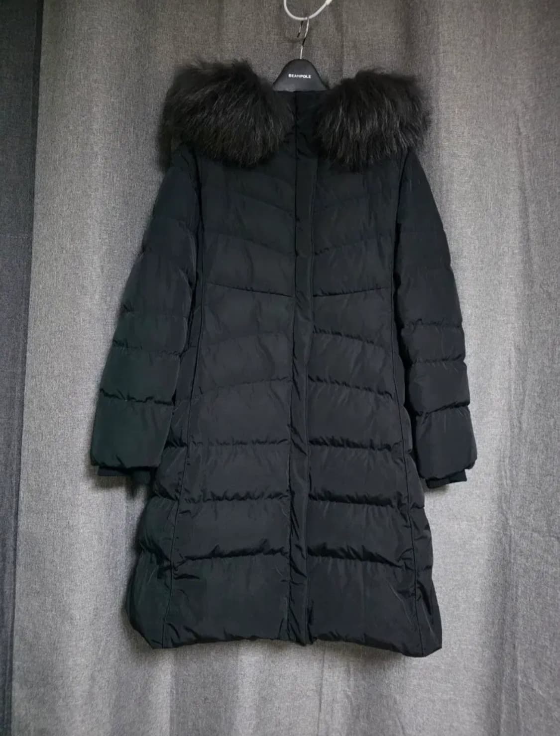 온앤온 너구리퍼 덕다운 롱패딩 상품이미지3
