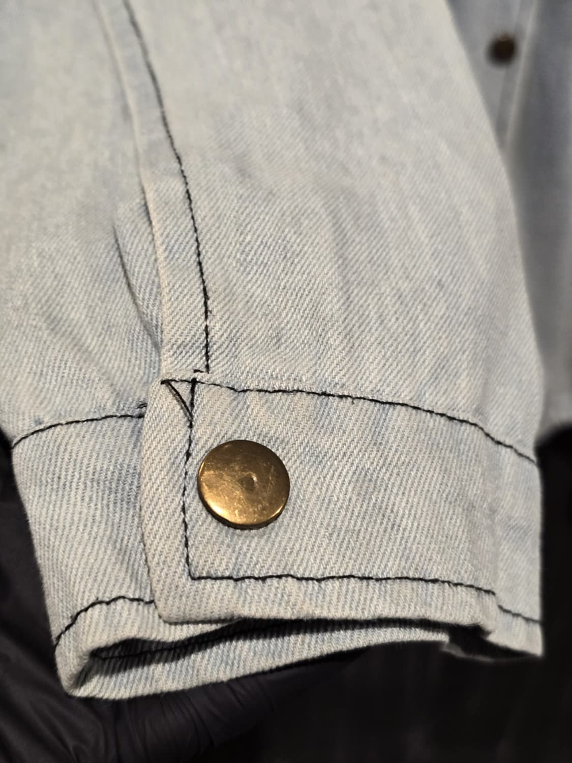 Denim Patchwork Blouson Jacket 상품이미지4