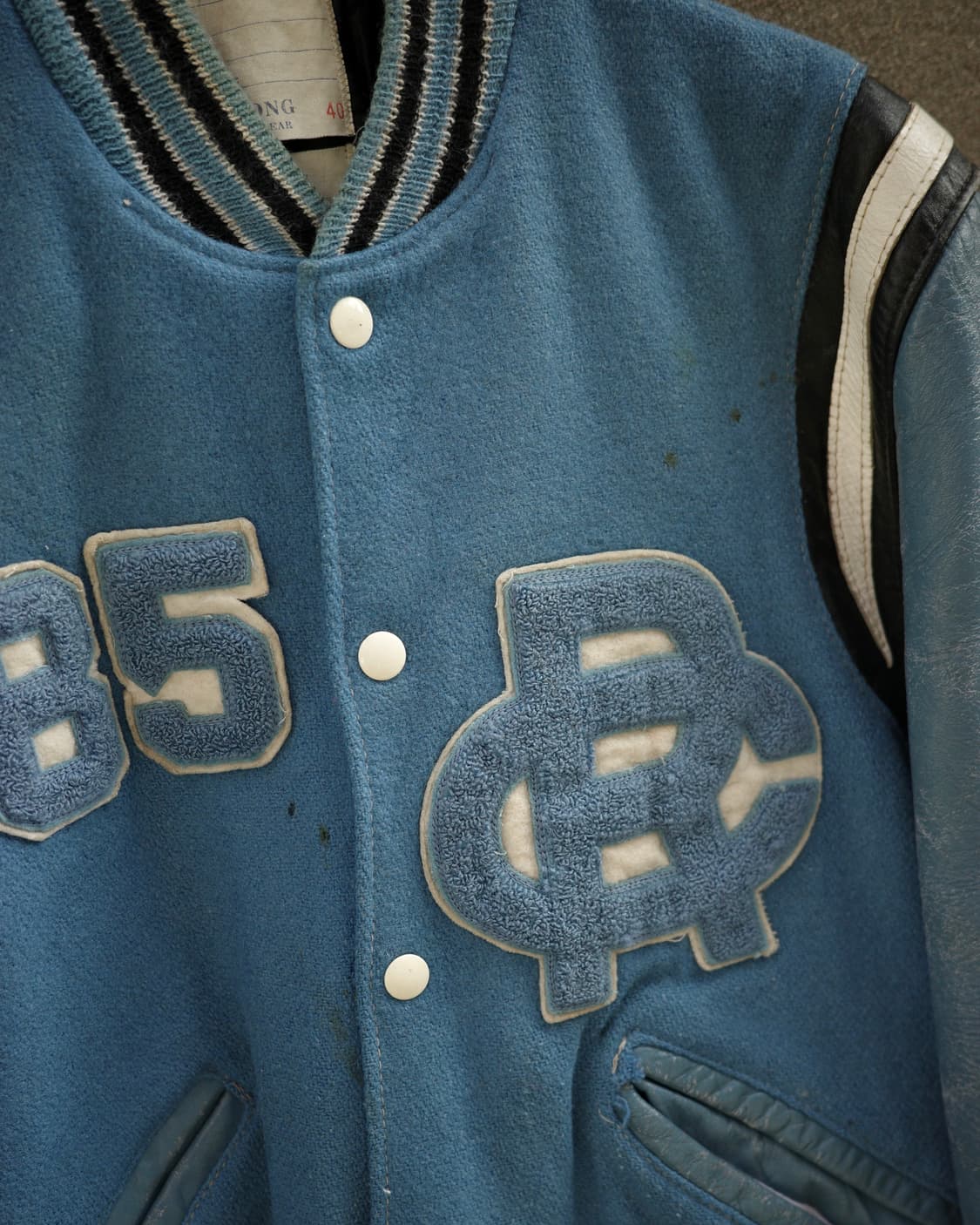 80‘s Delong 에이징 레터맨 자켓 상품이미지4