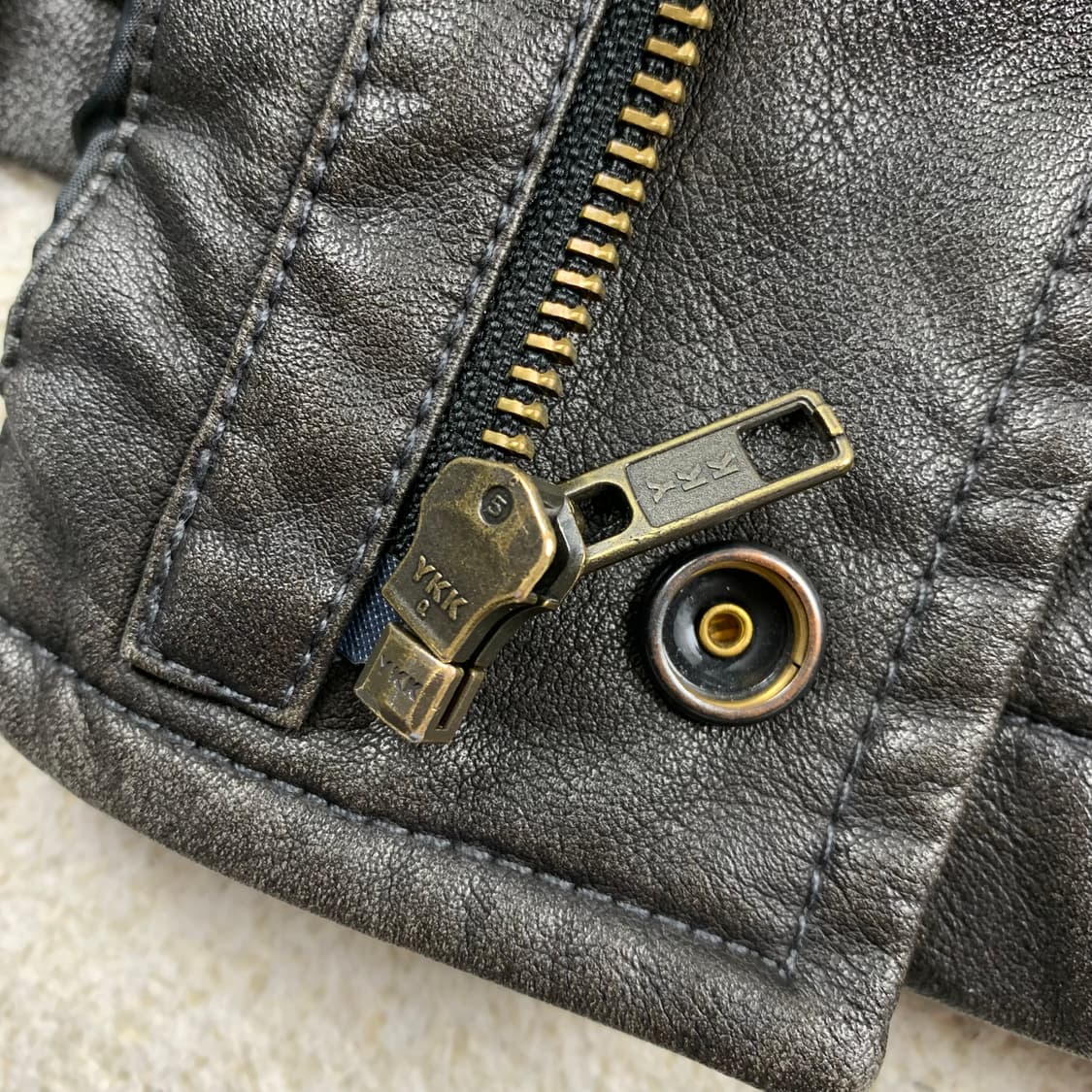 노티카 재팬 x 프릭스 스토어 비건레더 자켓 블랙 상품이미지6