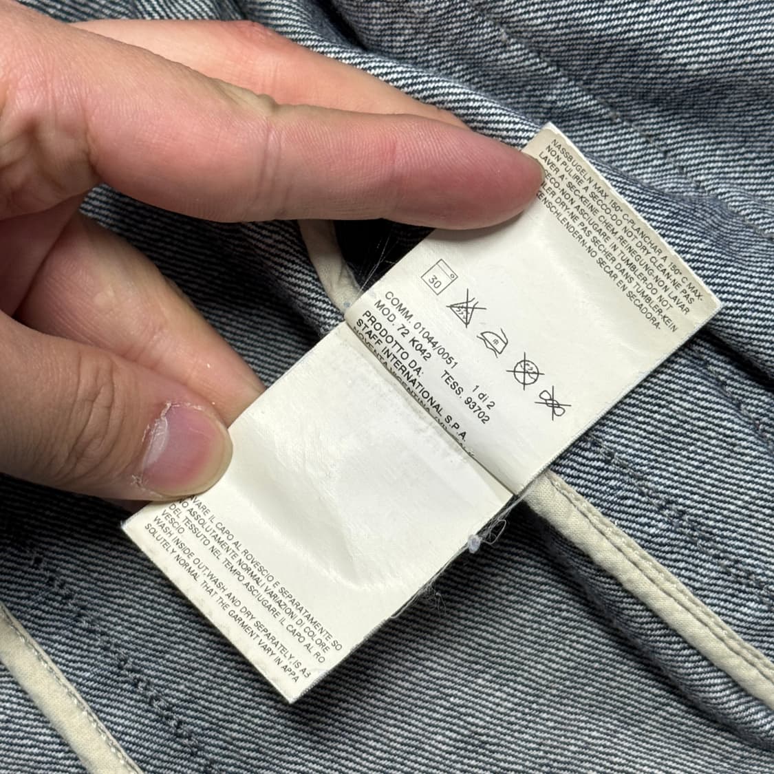 디스퀘어드2 우먼 패치워크 자수 크롭 데님자켓 40 상품이미지8