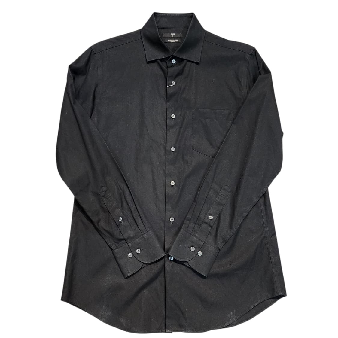 유니클로 블랙 셔츠 새상품 (L) 상품이미지1