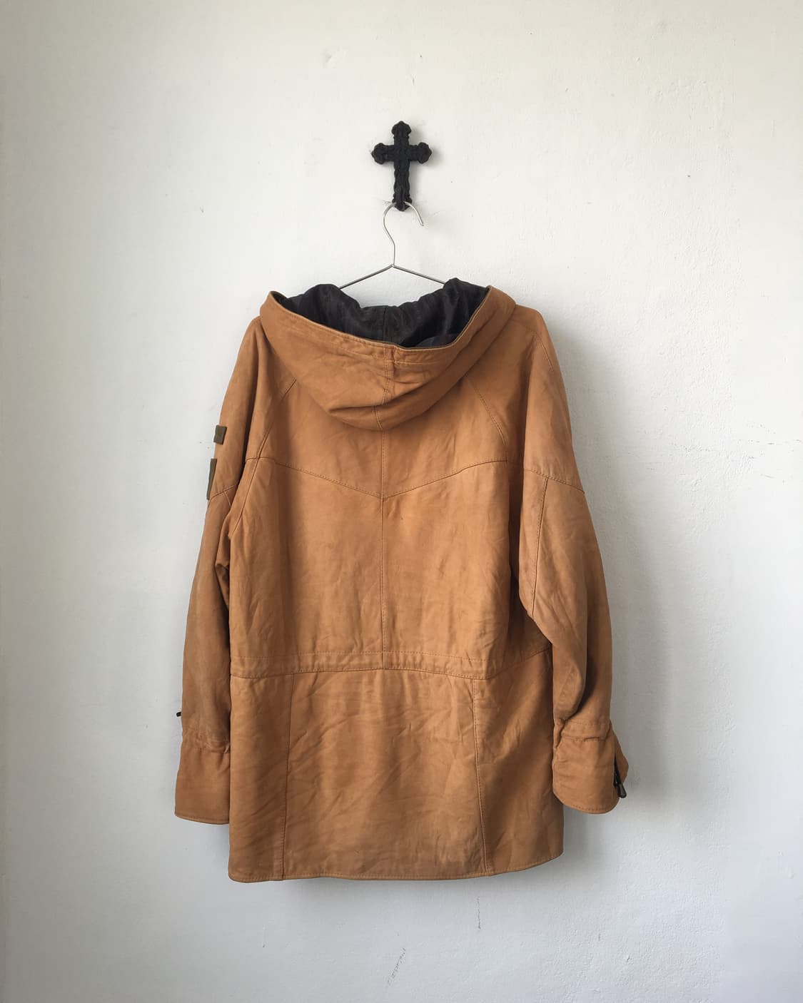 Wizard mood hood leather jacket 상품이미지4
