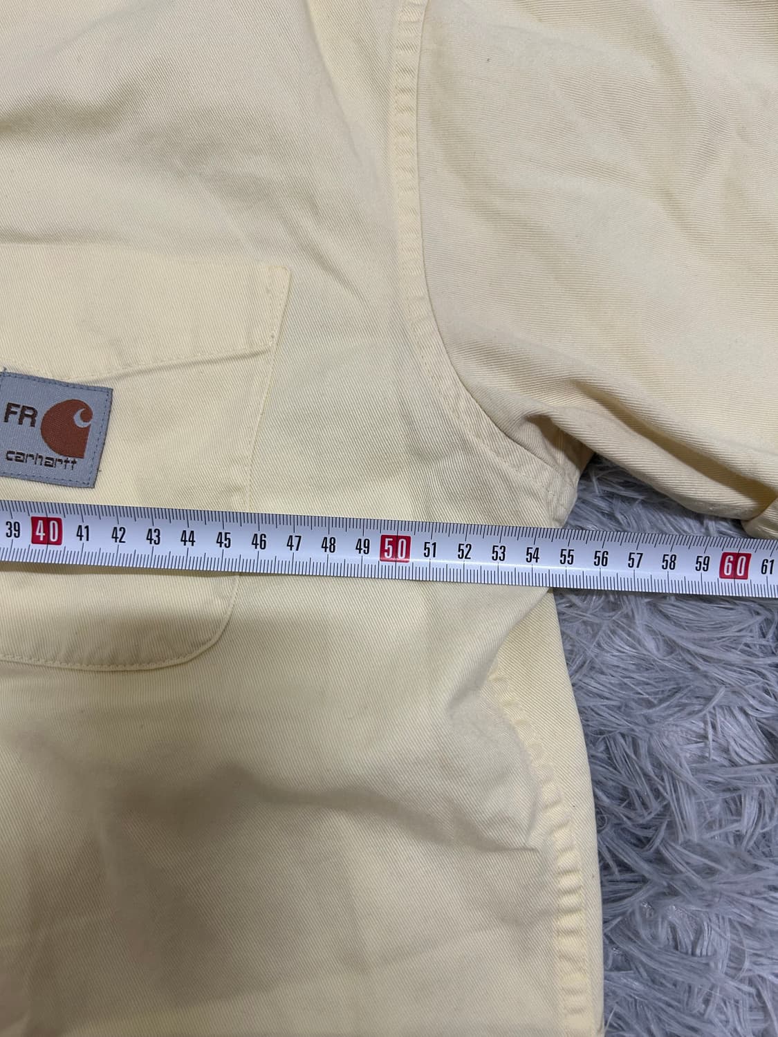 칼하트 y2k 아방핏 옐로우 셔츠(m) 상품이미지6