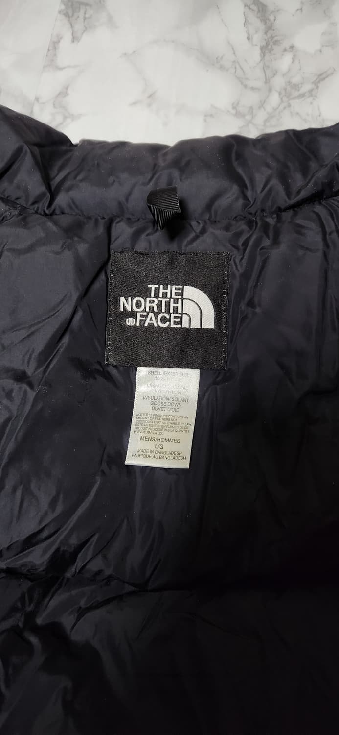 노스페이스 700 눕시 화이트x블랙 패딩 자켓 상품이미지6