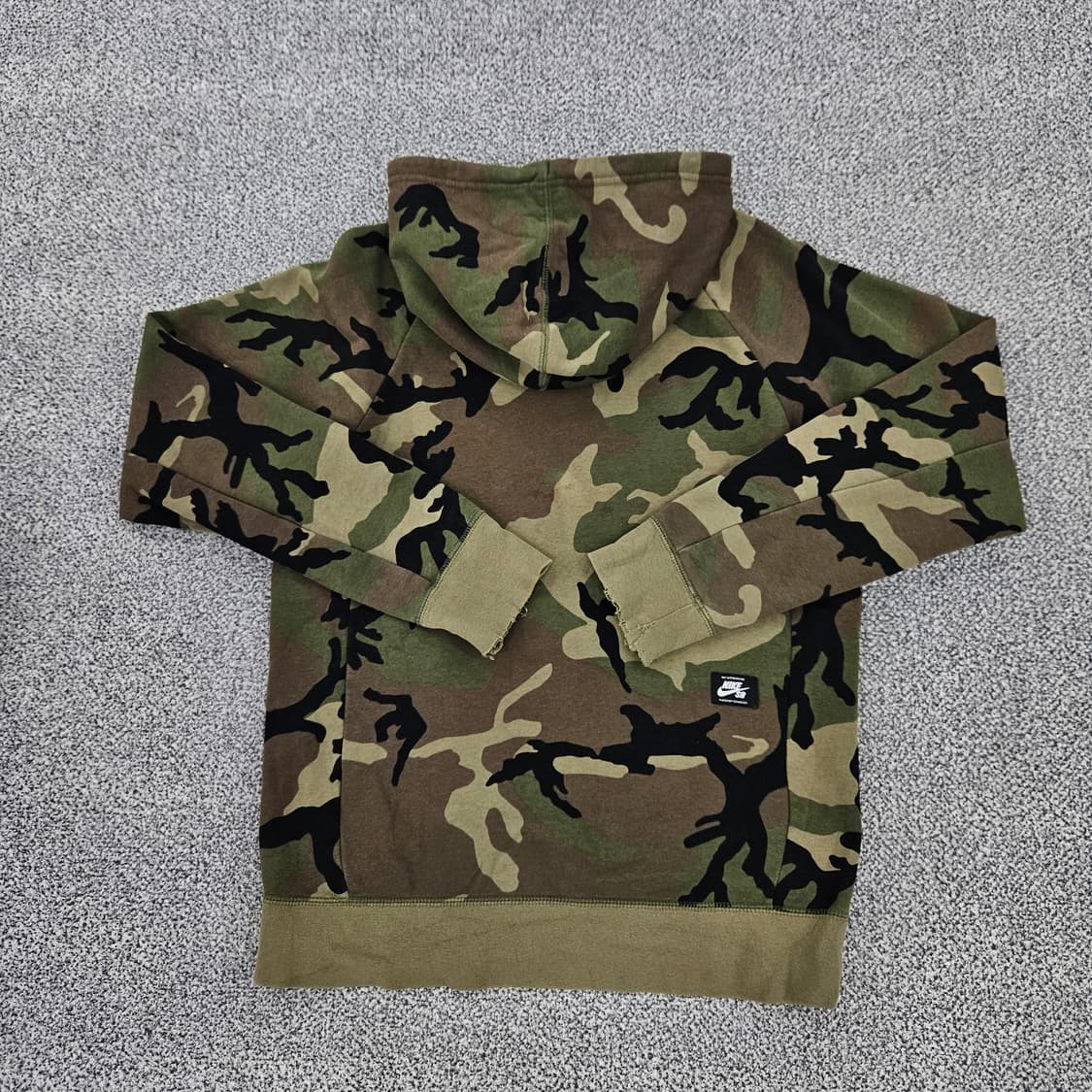 [XS] 나이키 SB 풀오버 카모 밀리터리 후드티  1103JM1 상품이미지2