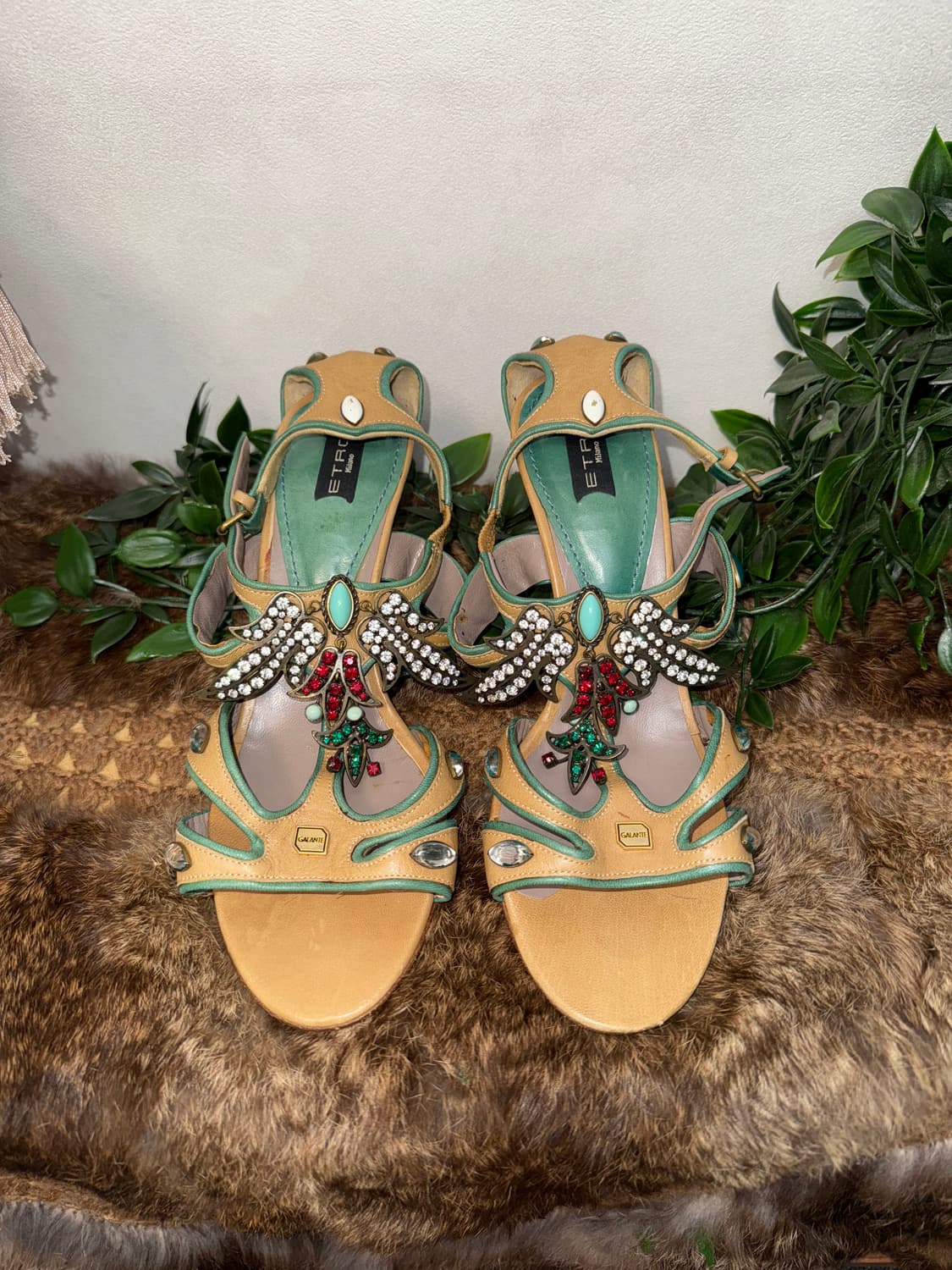 ETRO fairy cubic heel sandals  상품이미지1