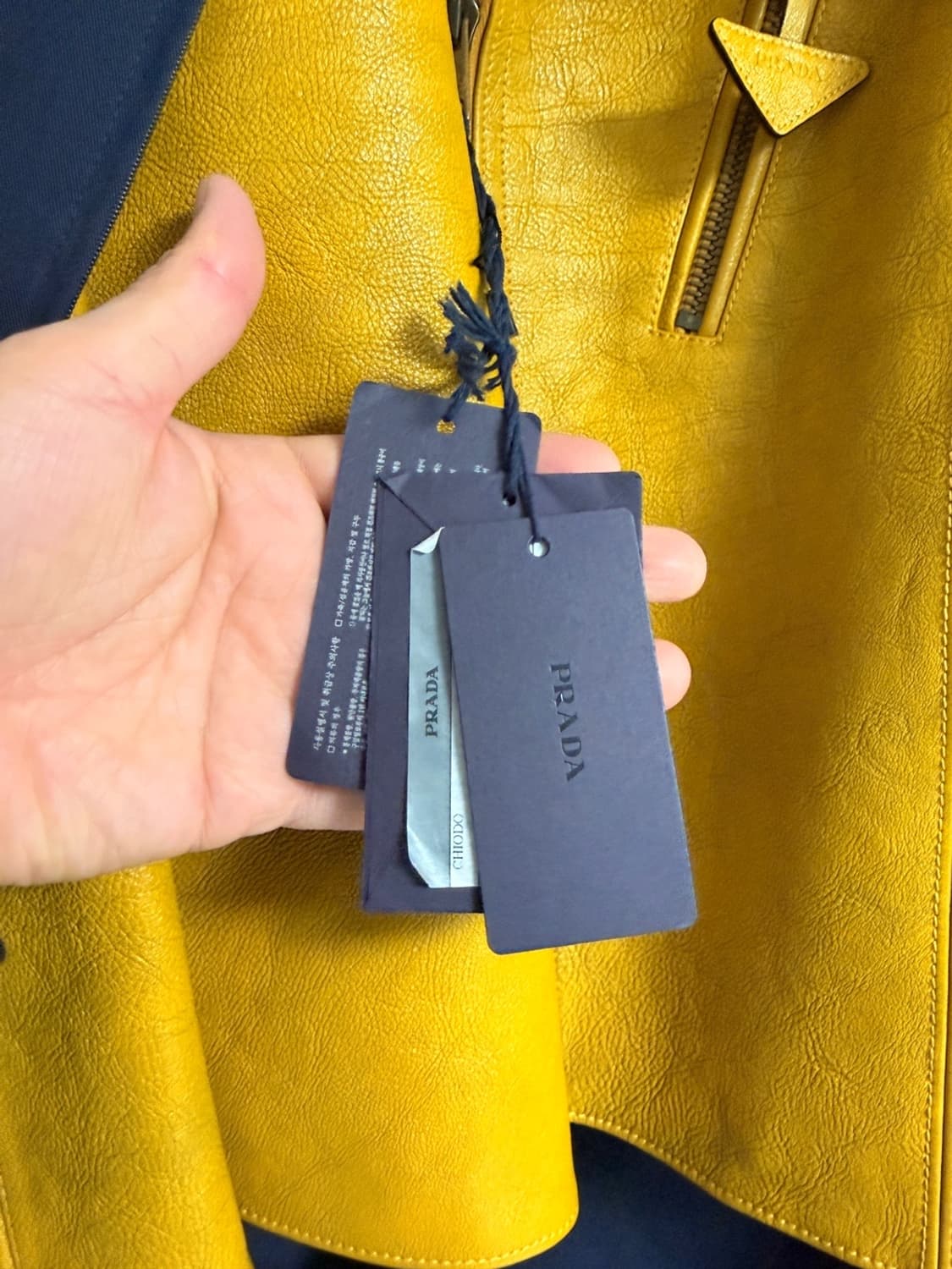 프라다 바이커 가죽 자켓 Prada Leather Biker Jacket 상품이미지7