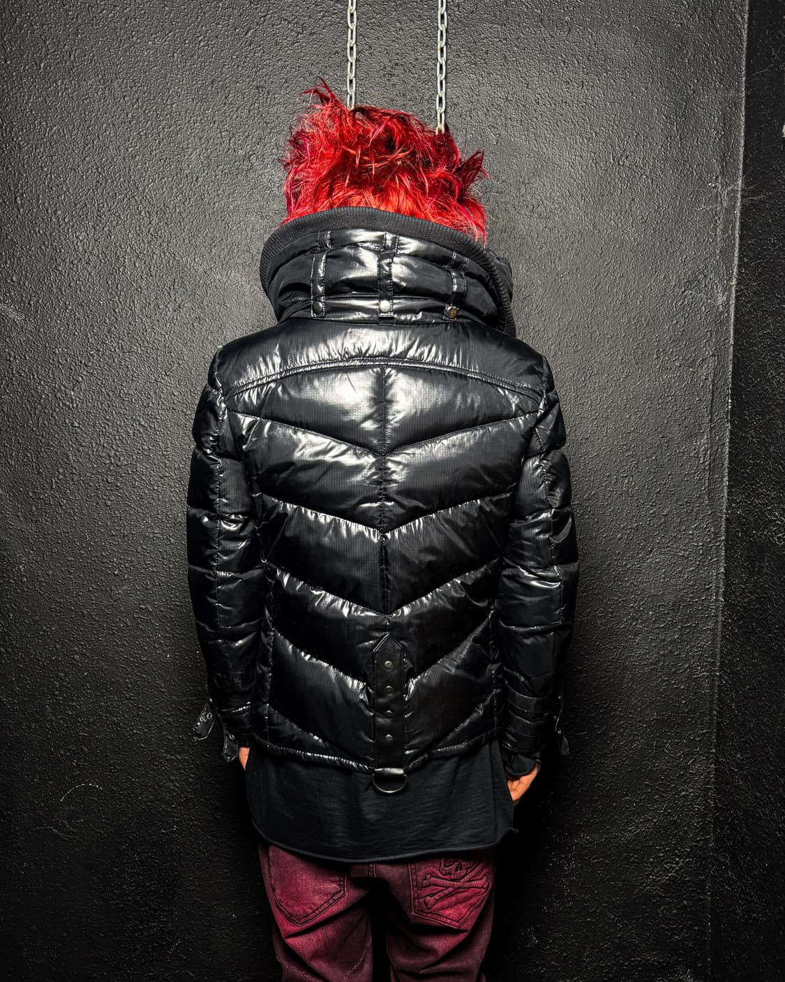 Xfrm – Glossy Down Gimmick Hood Jacket   상품이미지4