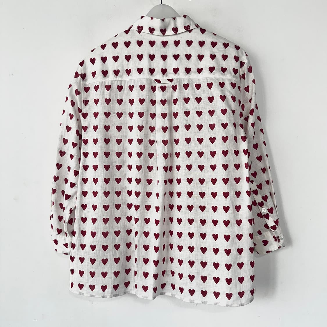 버버리 하트 프린트 린넨 셔츠 상품이미지6