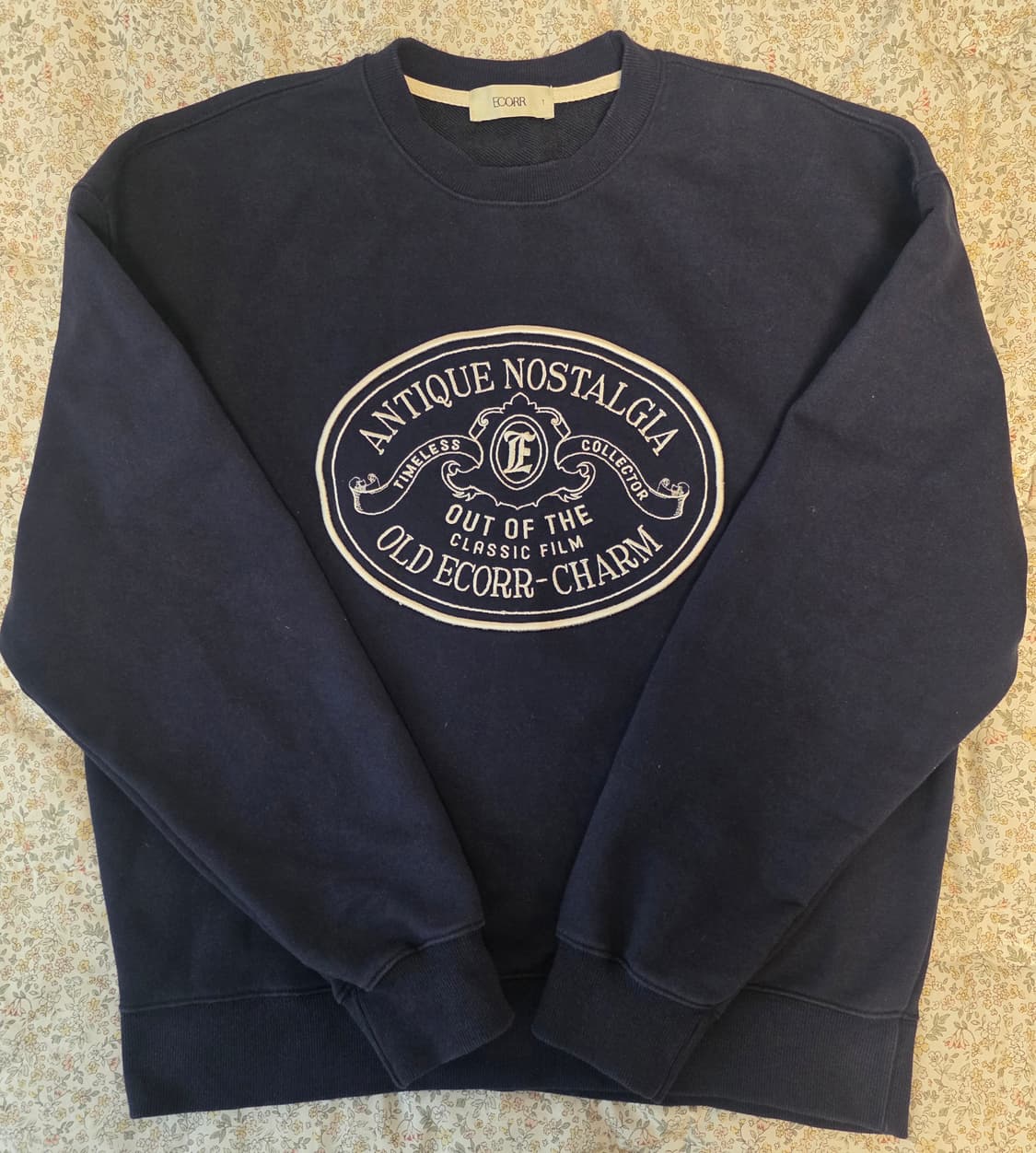 에코르 (ECORR) 맨투맨 롱슬리브 네이비 상품이미지2