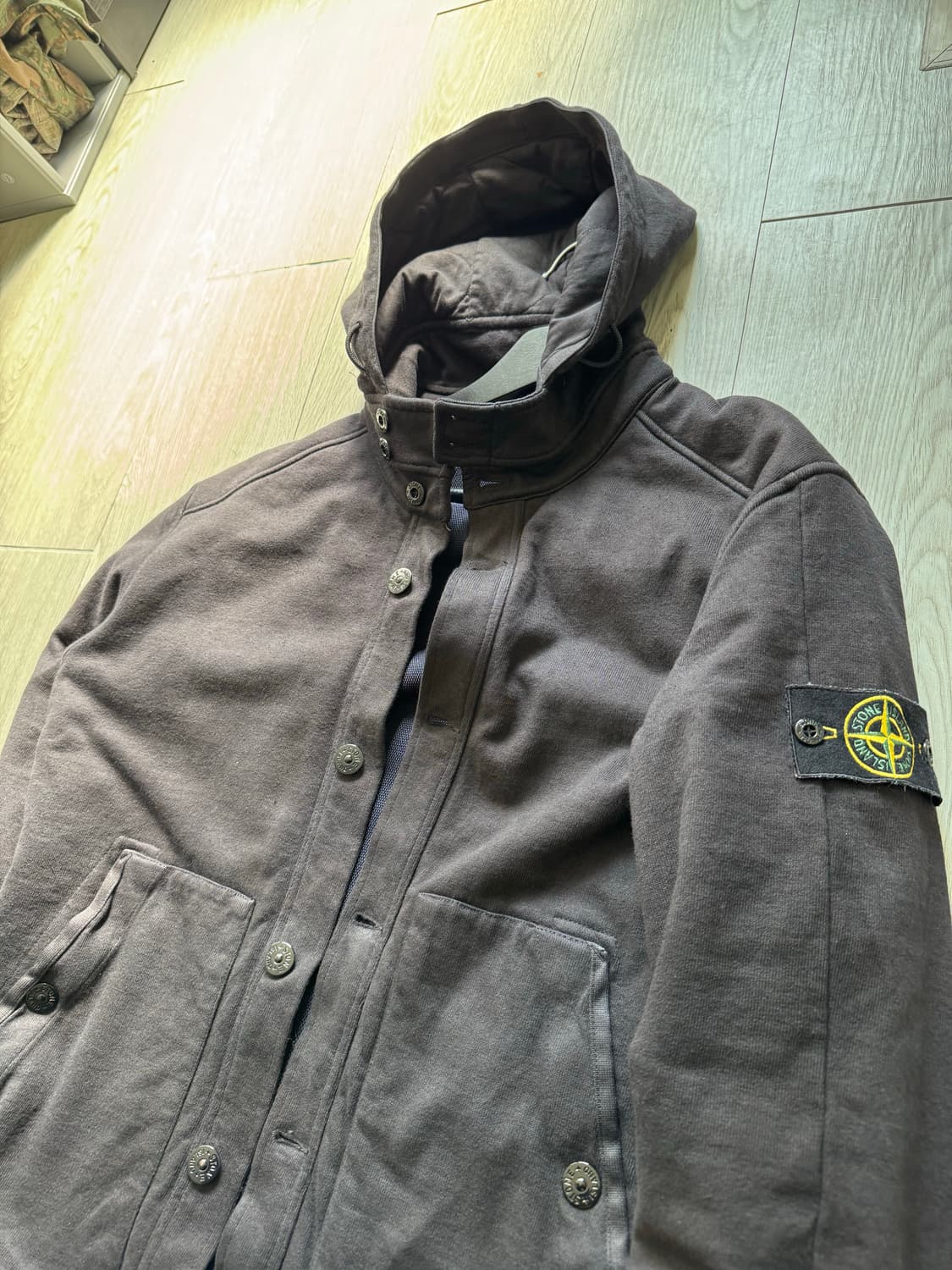 스톤아일랜드 스웻 워크 후드자켓 상품이미지5