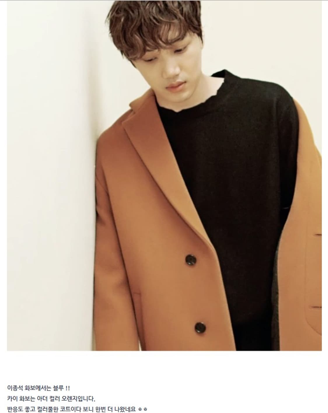 시스템 옴므 오렌지 세미 오버  싱글 코트 상품이미지8