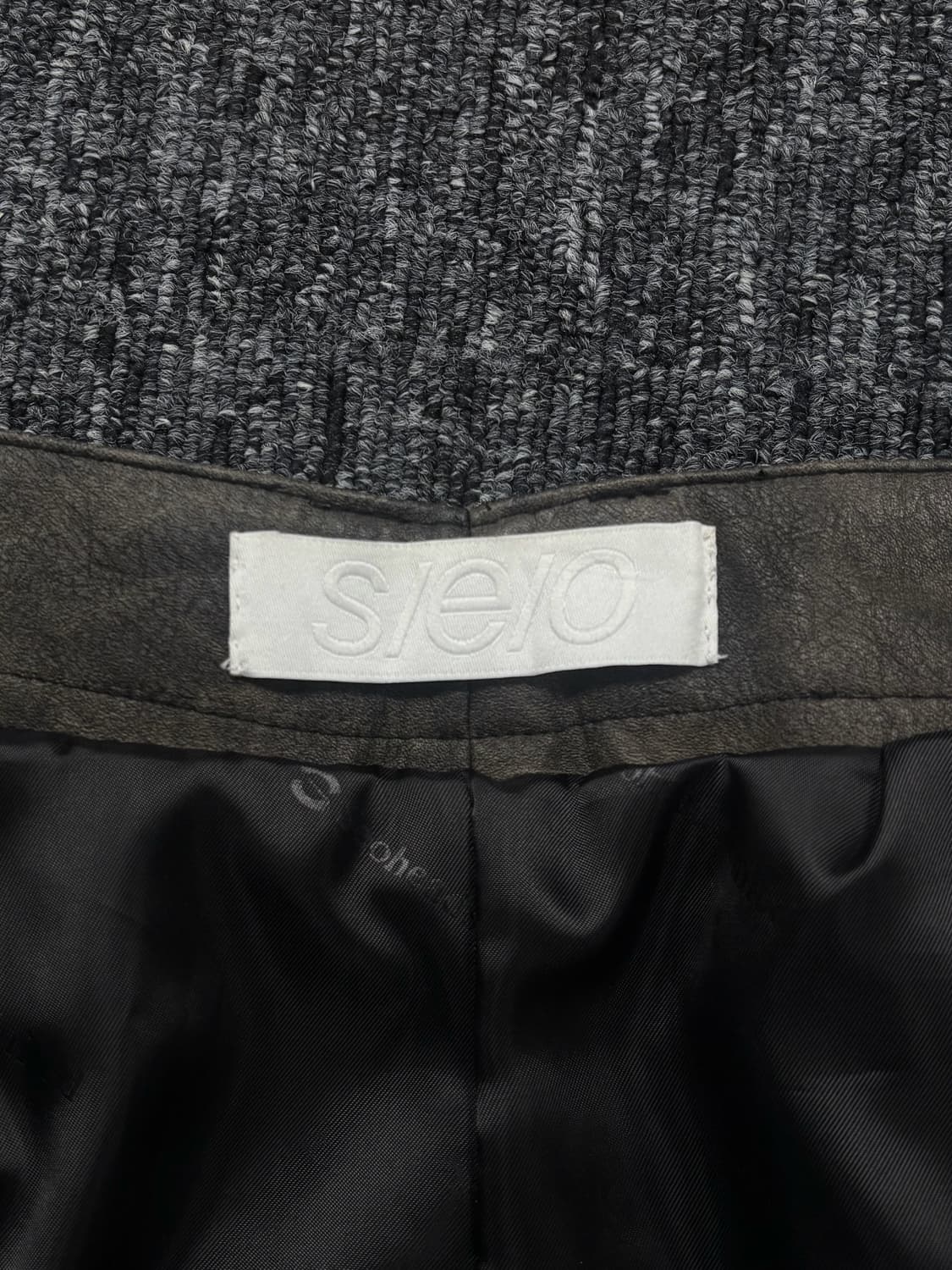 에스이오 레더 미니 스커트 상품이미지9