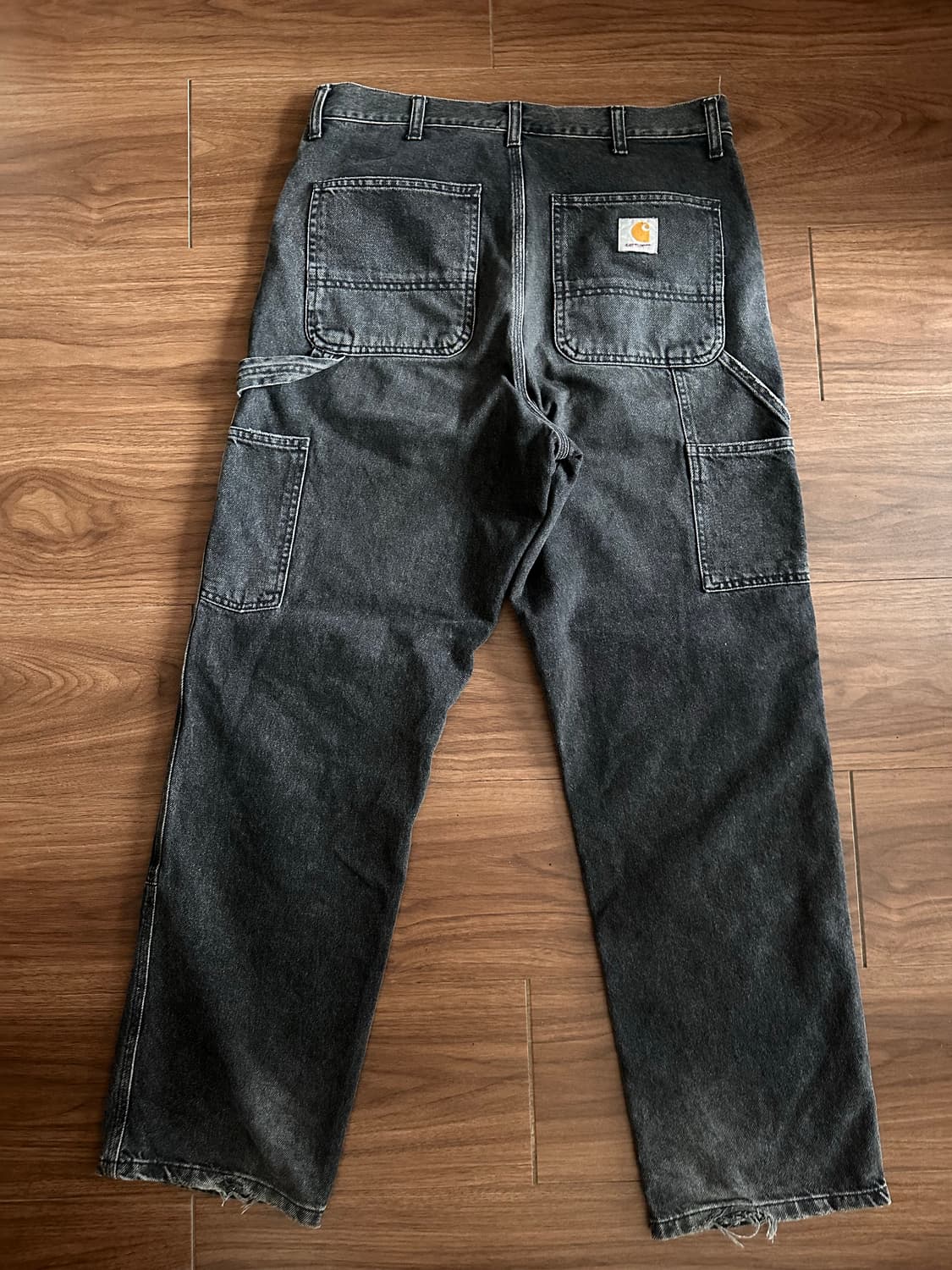 칼하트WIP 더블니 데님 워크 팬츠 상품이미지2