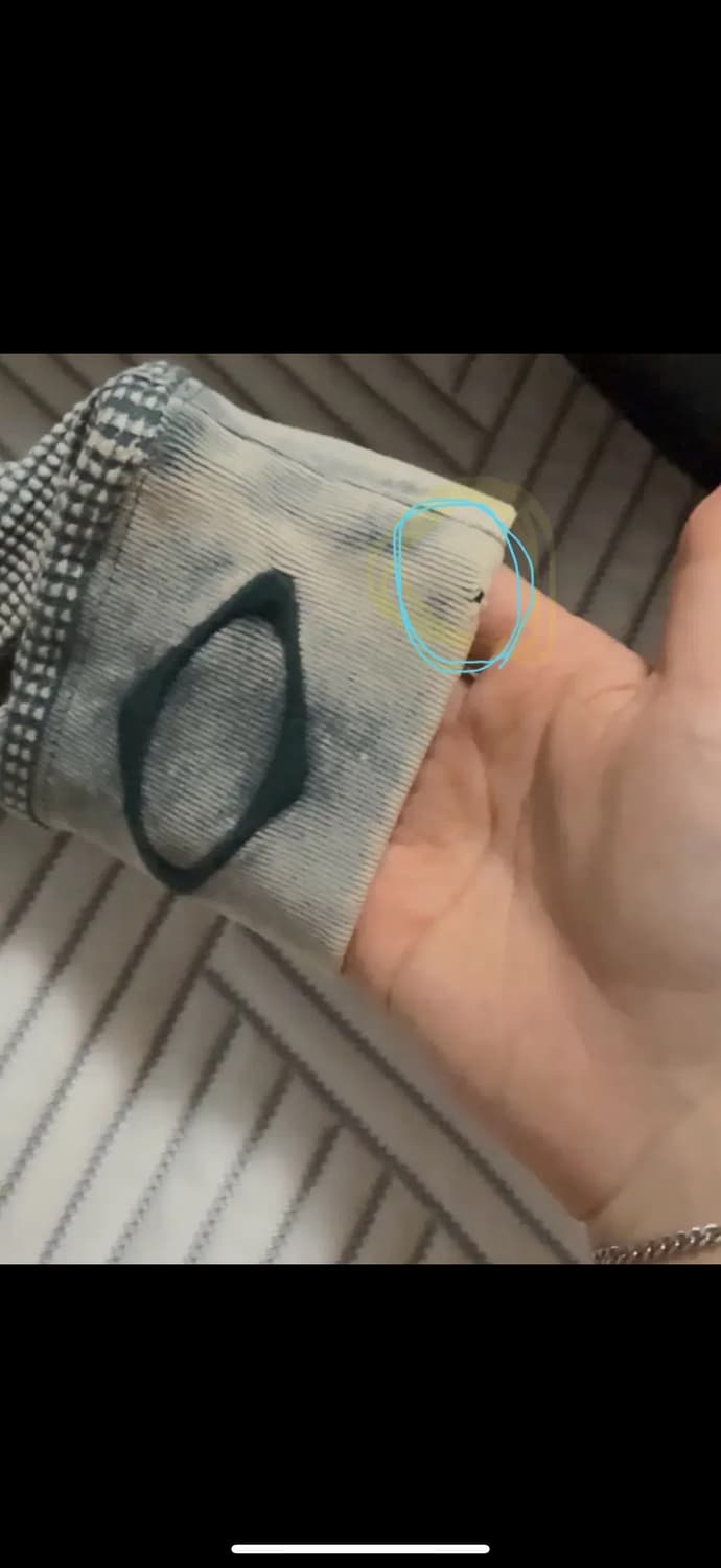 미스치프 레이어드 와플 후드 세트 블리치드 카키 S 상품이미지4