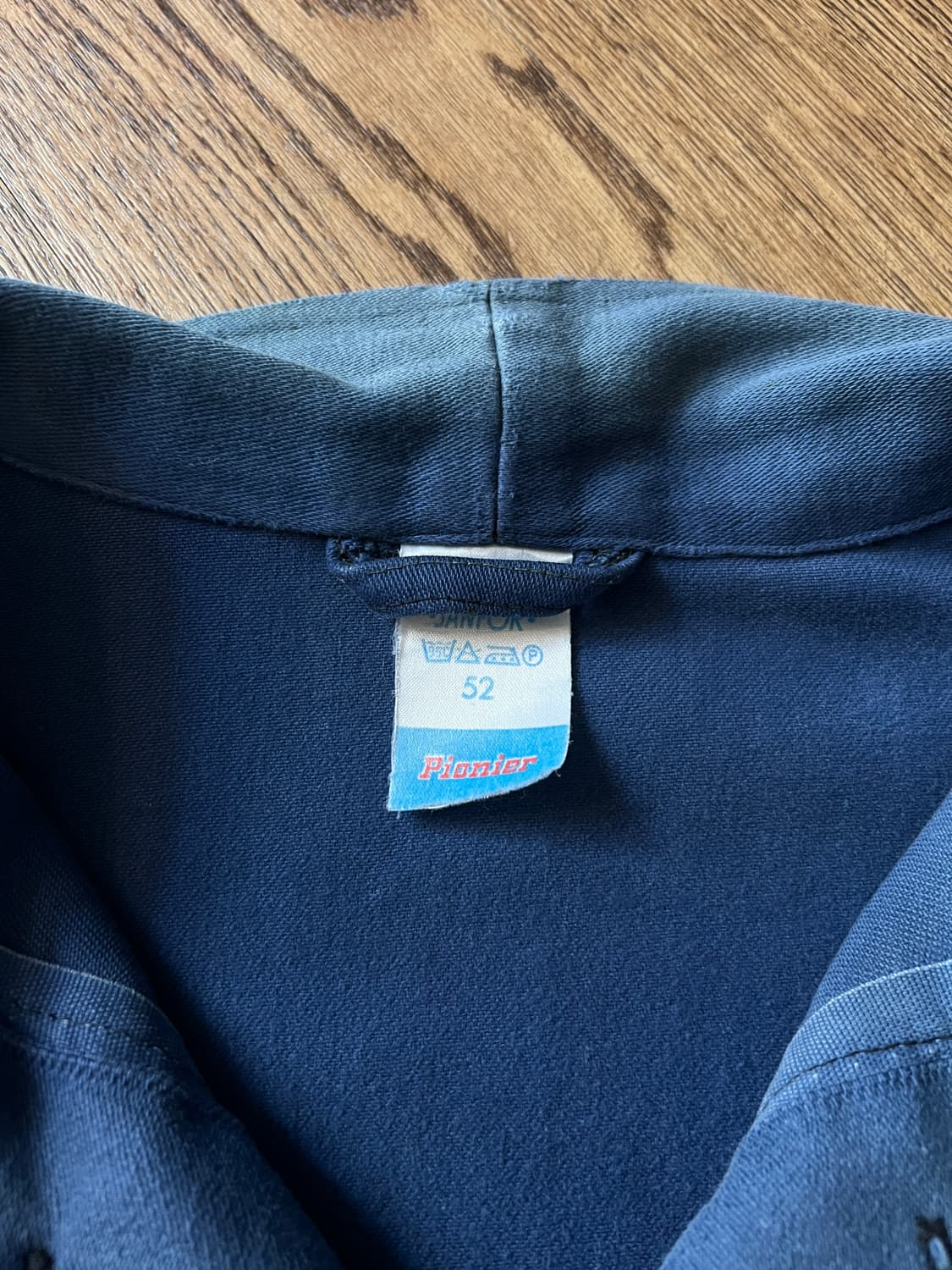 [M]90's Pionier사 빈티지 페이딩 몰스킨 프렌치 워크 자켓 상품이미지2