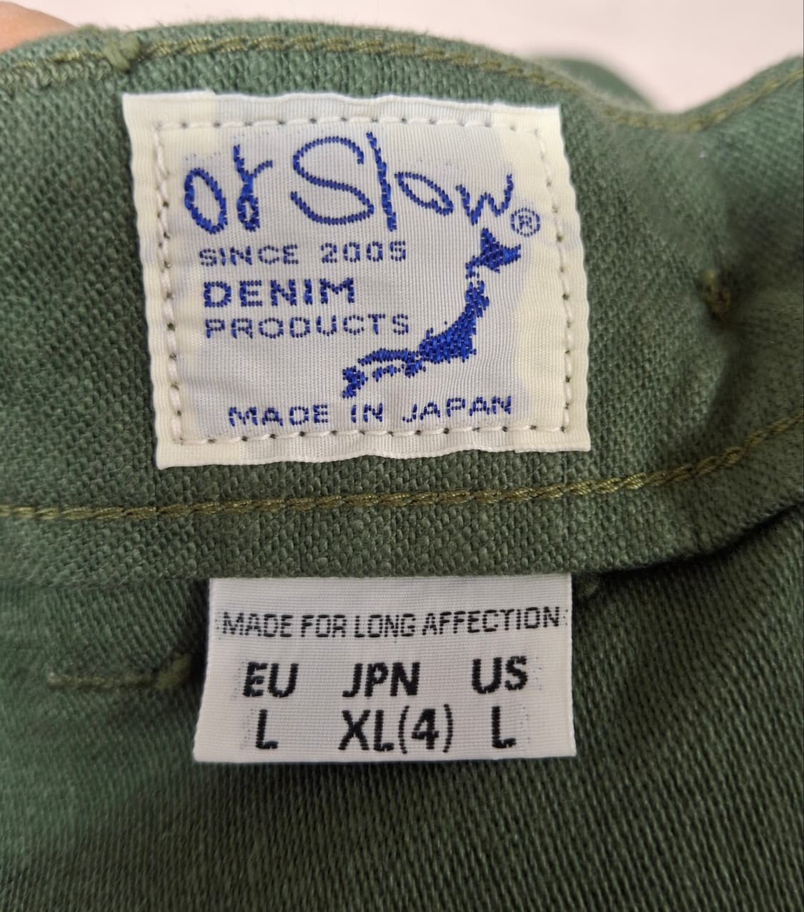 [4] 오어슬로우 퍼티그 레귤러  orslow 상품이미지3