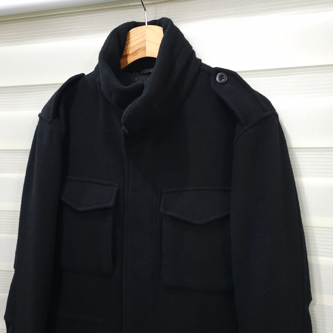 무인양품 블랙 M-65 울자켓- M 상품이미지2