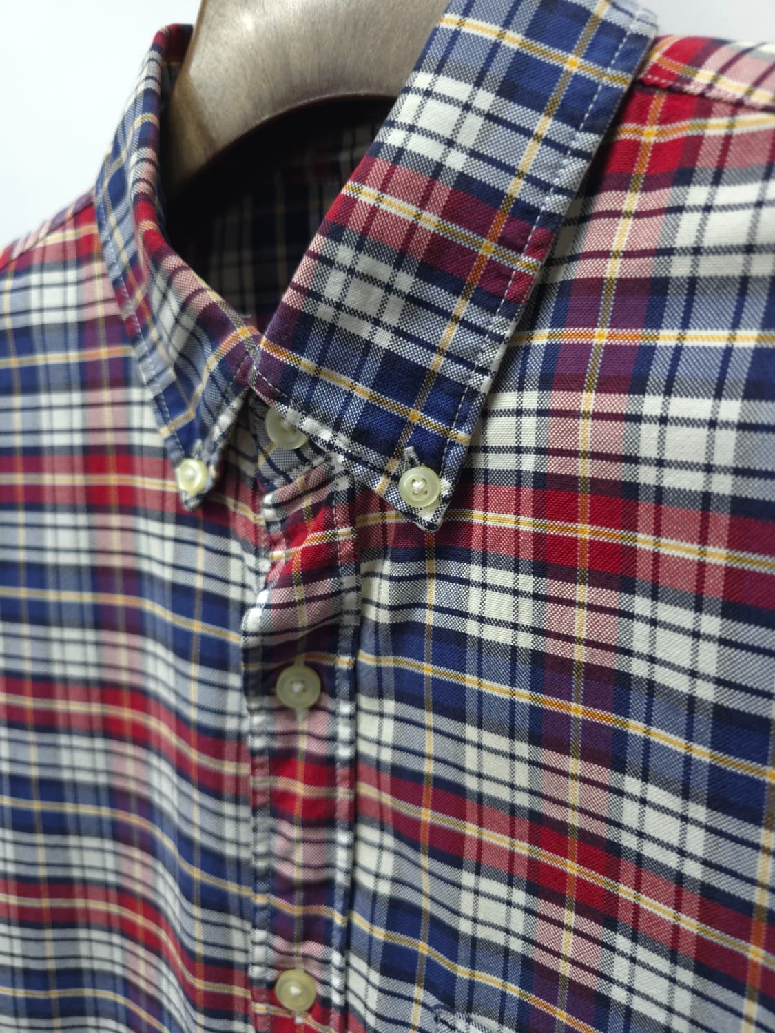 갭 정통 체크 버튼다운 셔츠 (100) 상품이미지5