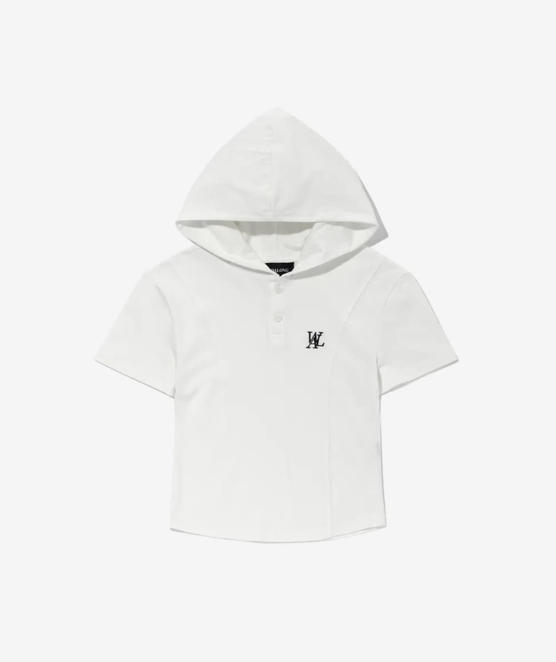 Slim soft hood T-shirt - IVORY 상품이미지1