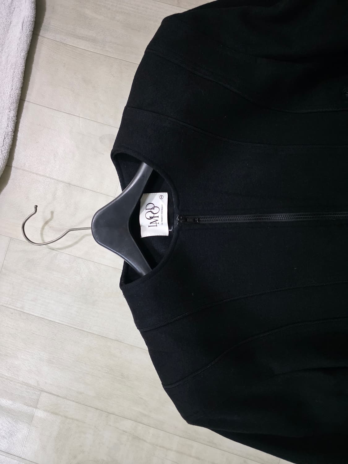 엘무드 코코보이 울 테일러드 자켓 블랙 48 상품이미지3