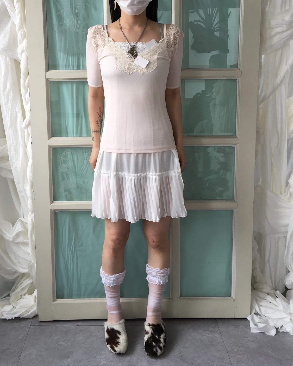 lace point top 상품이미지5