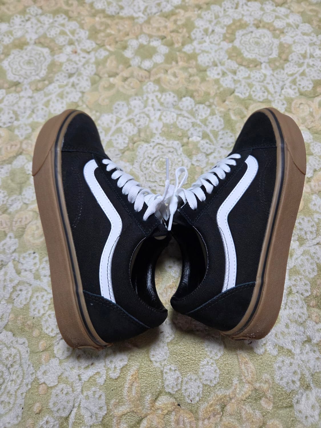 반스 올드스쿨 블랙 검솔 스니커즈245 상품이미지6