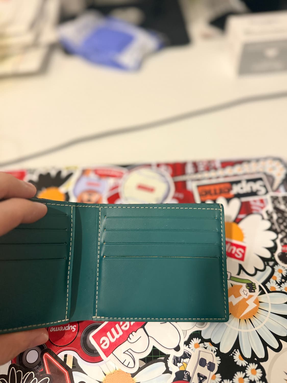 고야드 반지갑 그린 상품이미지5