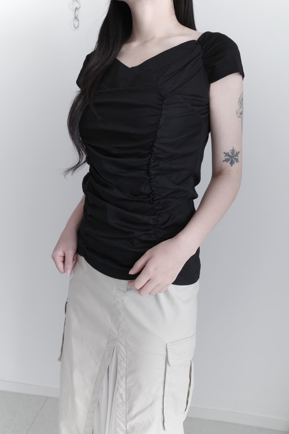 shirring half T 상품이미지6