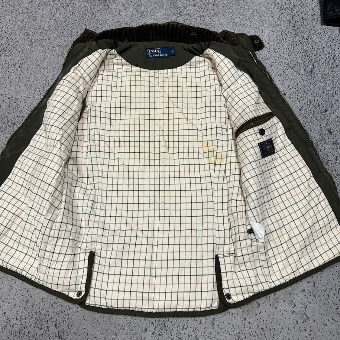 ✨ (바배) 폴로 랄프로렌 카키 퀄팅 다운 베스트 패딩 조끼  상품이미지3