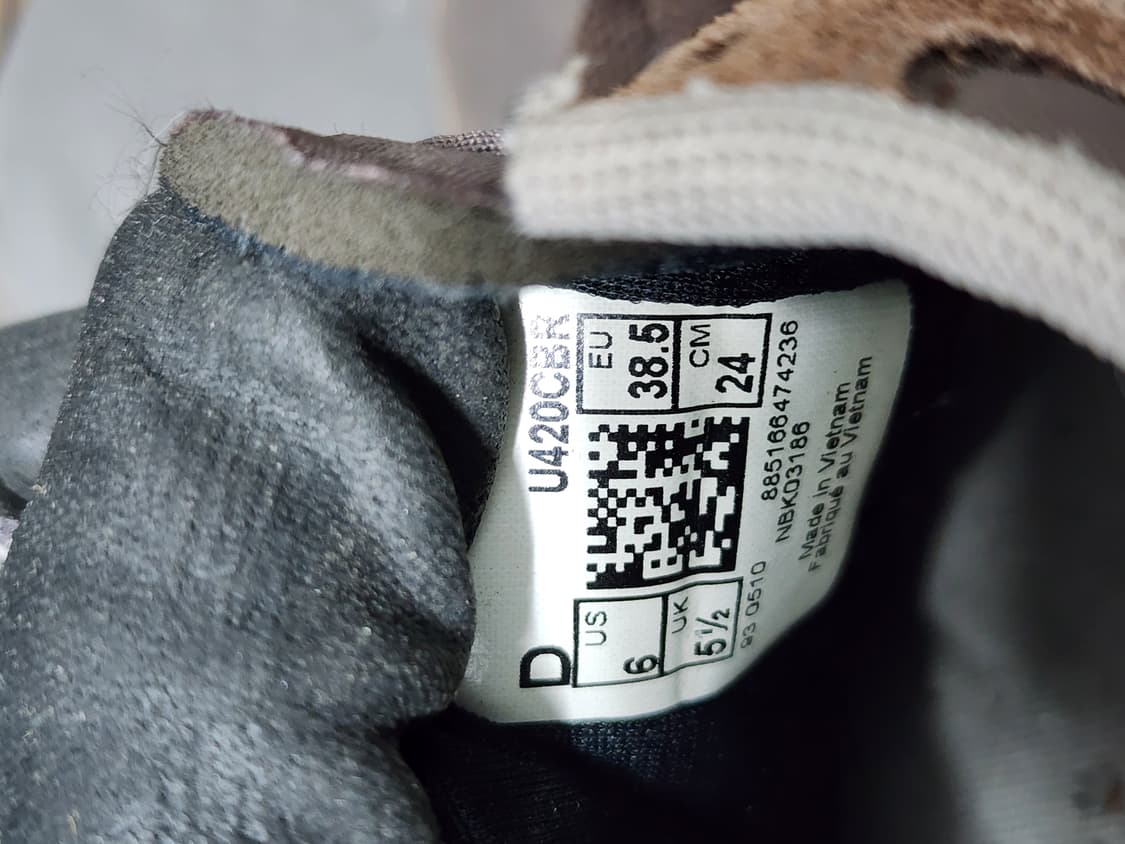 뉴발란스 브라운 스웨이드 운동화 상품이미지6