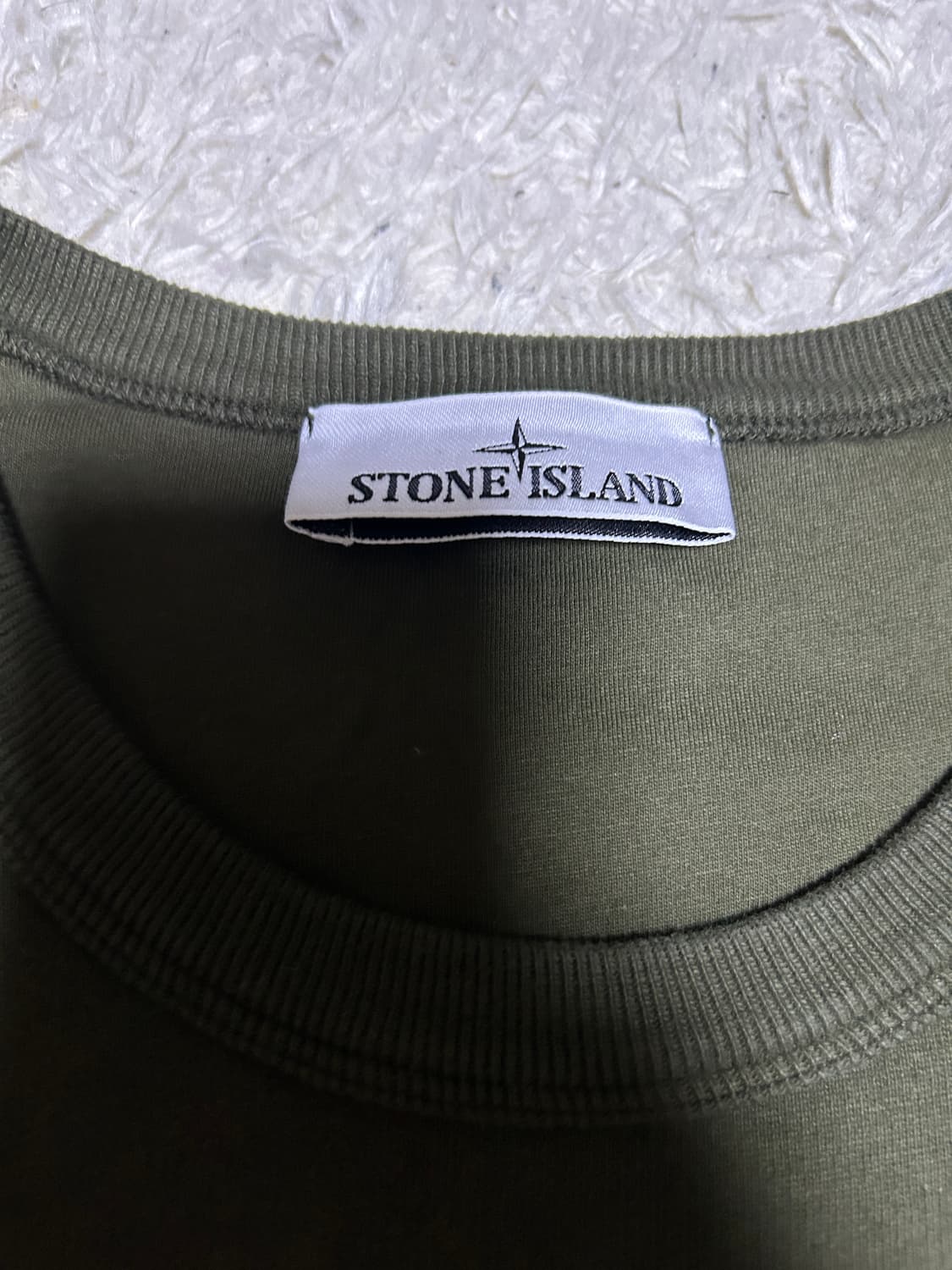 [XLsize] 스톤아일랜드 맨투맨 카키 상품이미지2