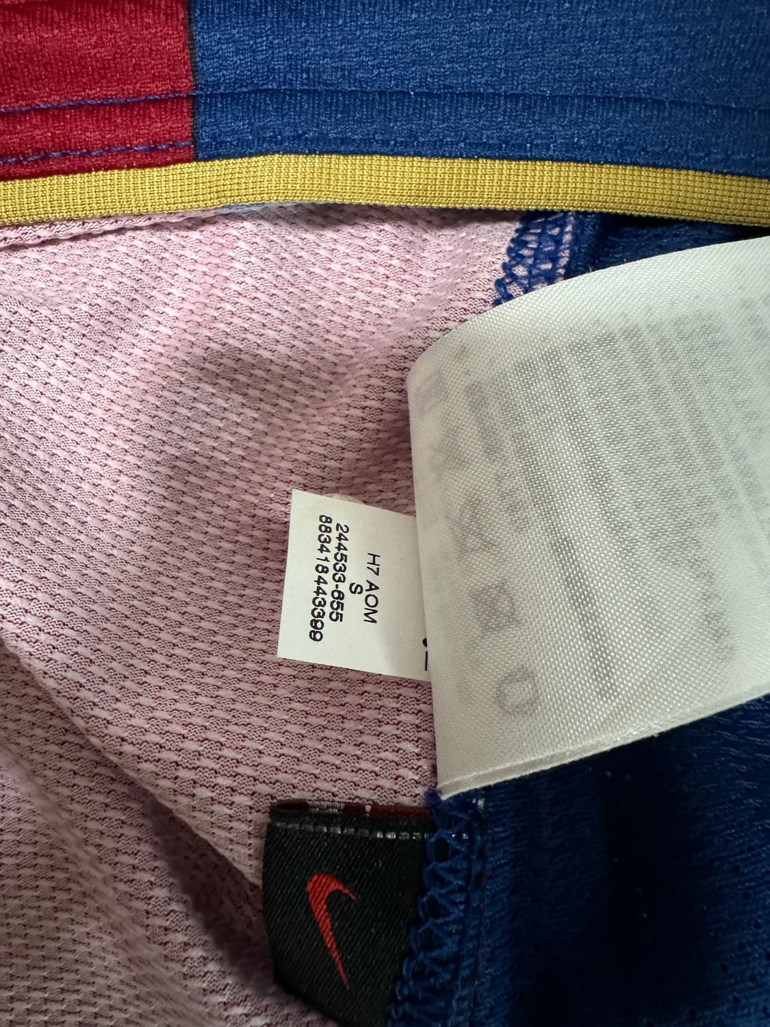 나이키 바르셀로나 50주년 07-08 홈 유니폼 NO.27 BOJAN 상품이미지7