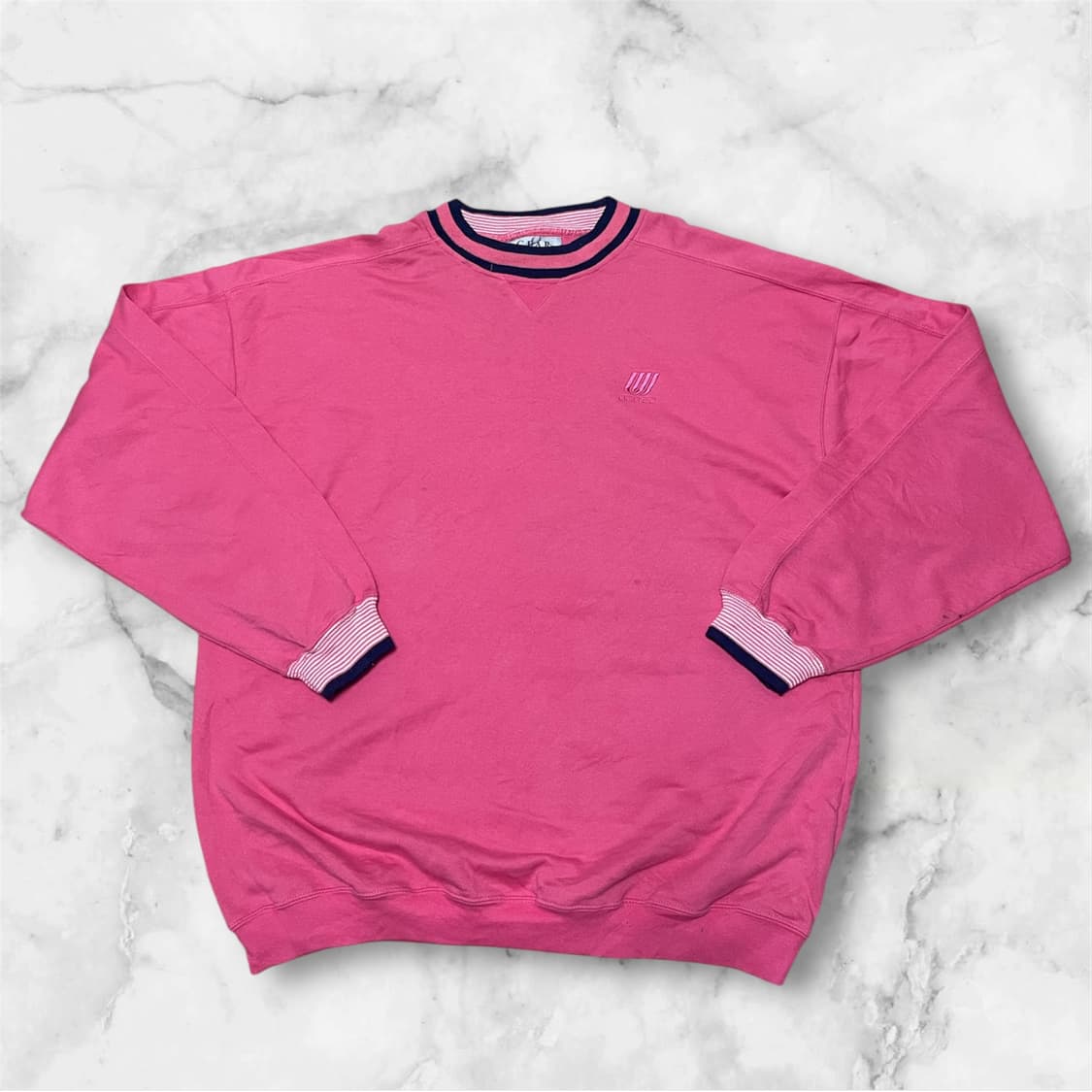 아메리칸 빈티지 - GEAR 핑크 스웨트 셔츠 (XL 추천) 상품이미지1