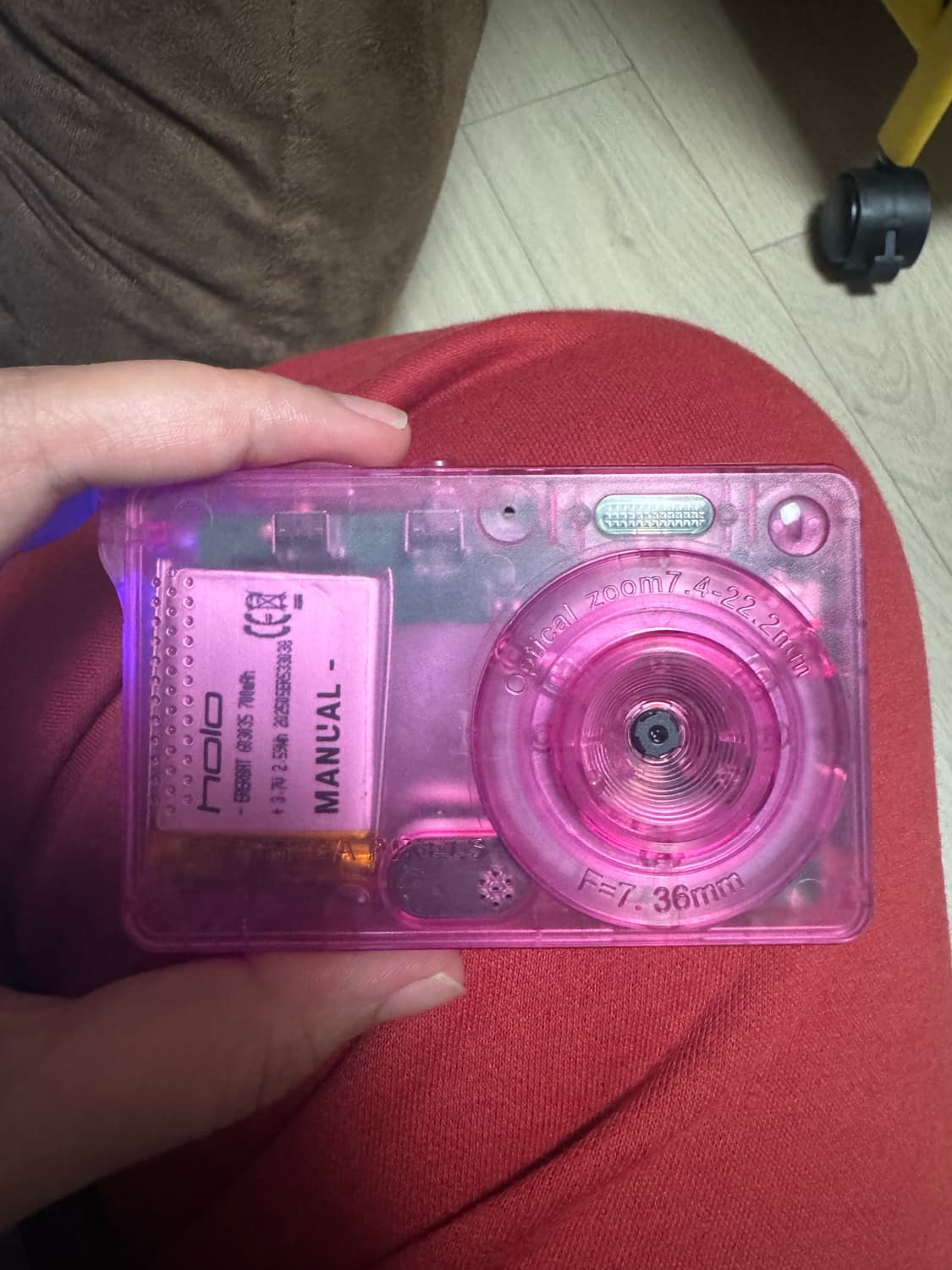 매뉴얼 홀로카메라 핑크색 상품이미지2