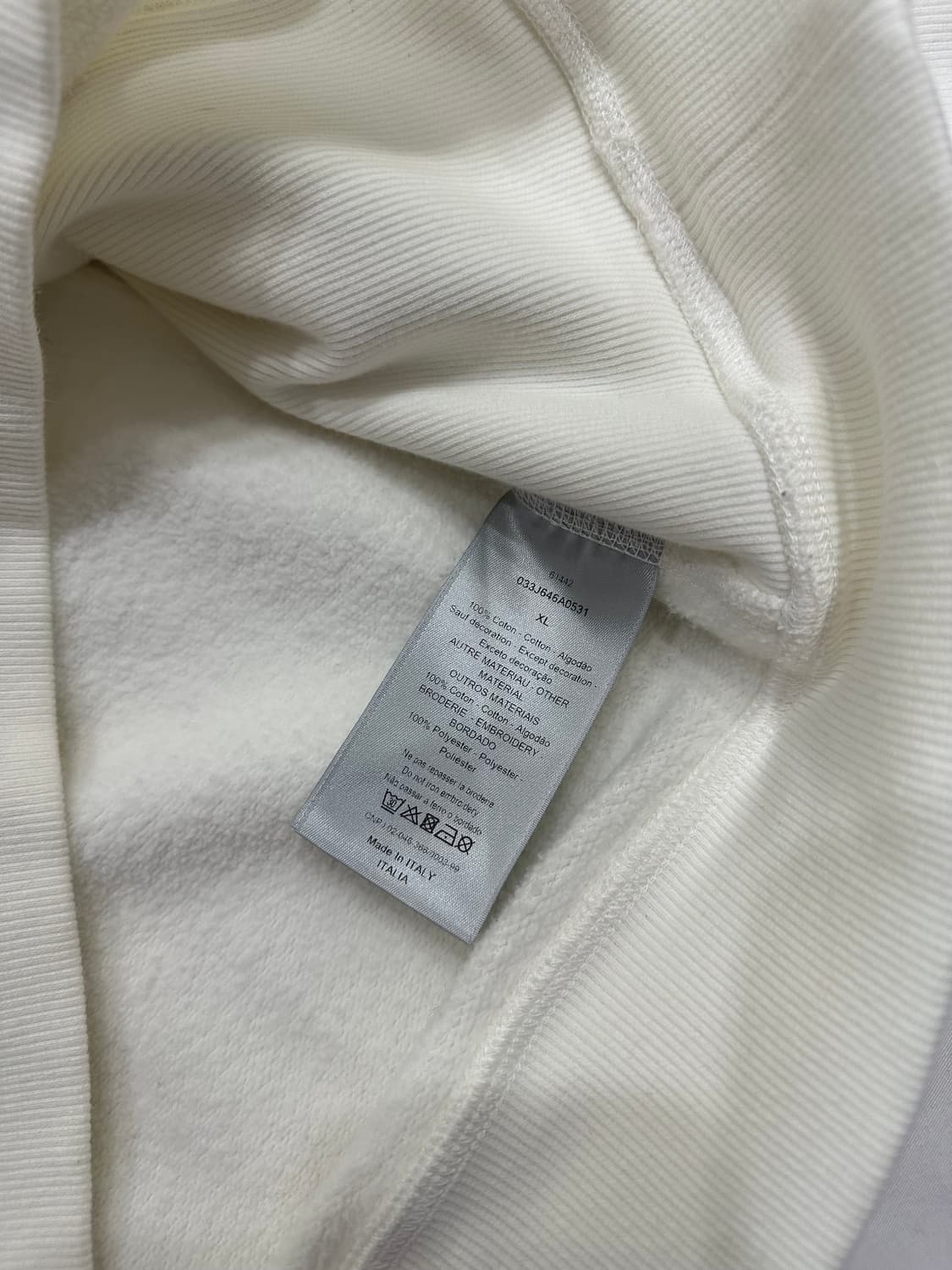 [XL] 디올 x 숀 스투시 남성 월드위드 후드 티셔츠 상품이미지6