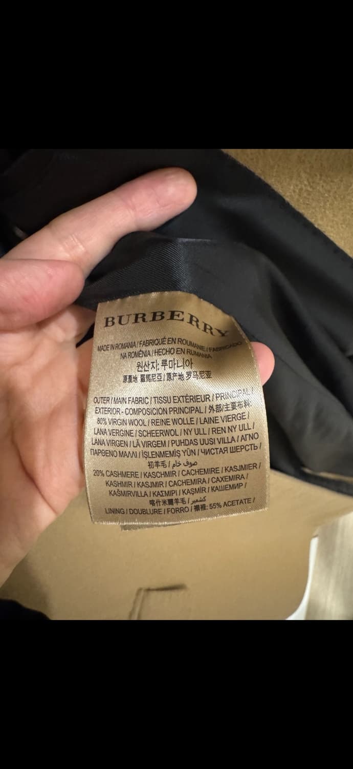 버버리 베이지 싱글코트 46 상품이미지4
