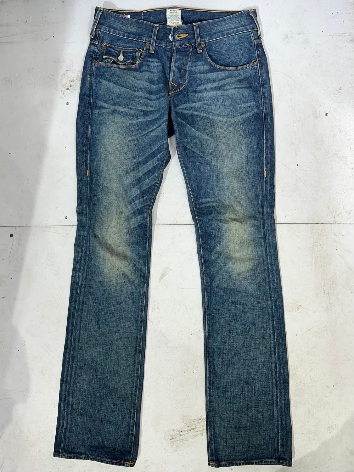 USA 트루 릴리전 RICKY 리키 스트레이트 데님 팬츠 청바지 27 상품이미지4