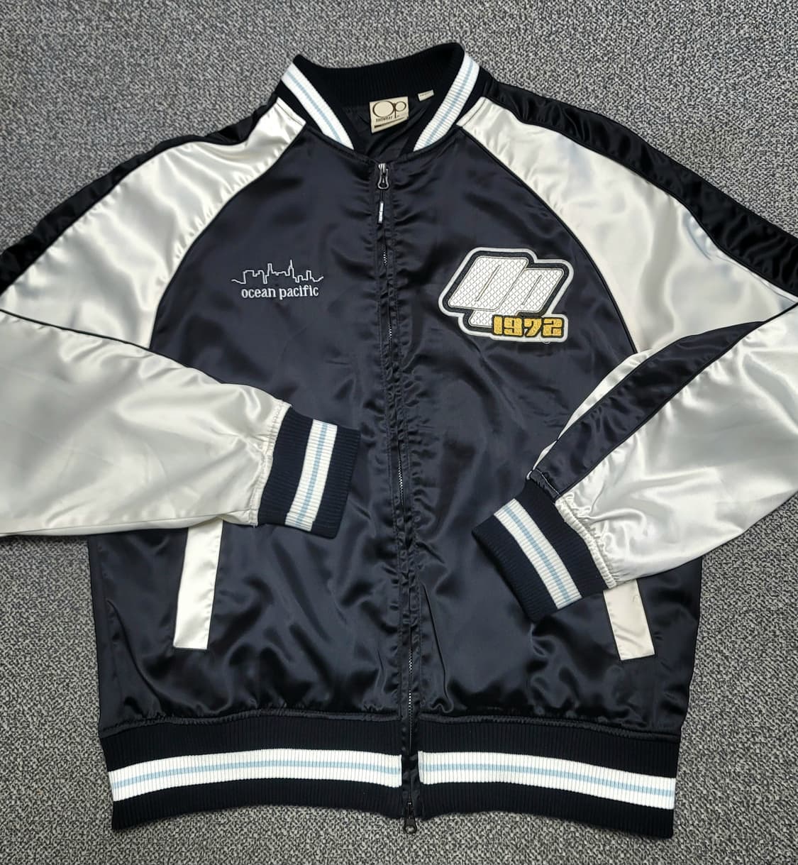 오션퍼시픽 Y2K 바시티 스카잔  자켓  M 상품이미지1